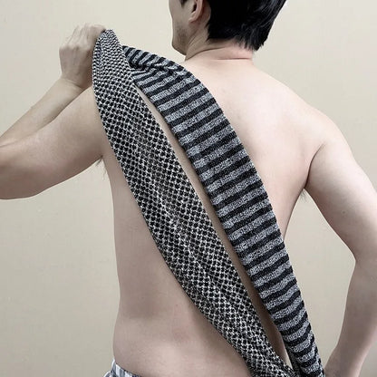 Japanese Exfoliating Bath Towel Ultra-Long Shower Scrubber for Back Antibacterial Foam Washcloth Multi-Use for Shower Skincare