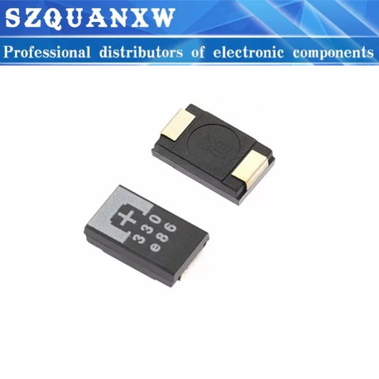 5PCS 2R5TPE330M9 330UF 2.5V 330 SMD Tantalum Capacitors Polymer POSCAP Type D ultra-thin 7343 D7343