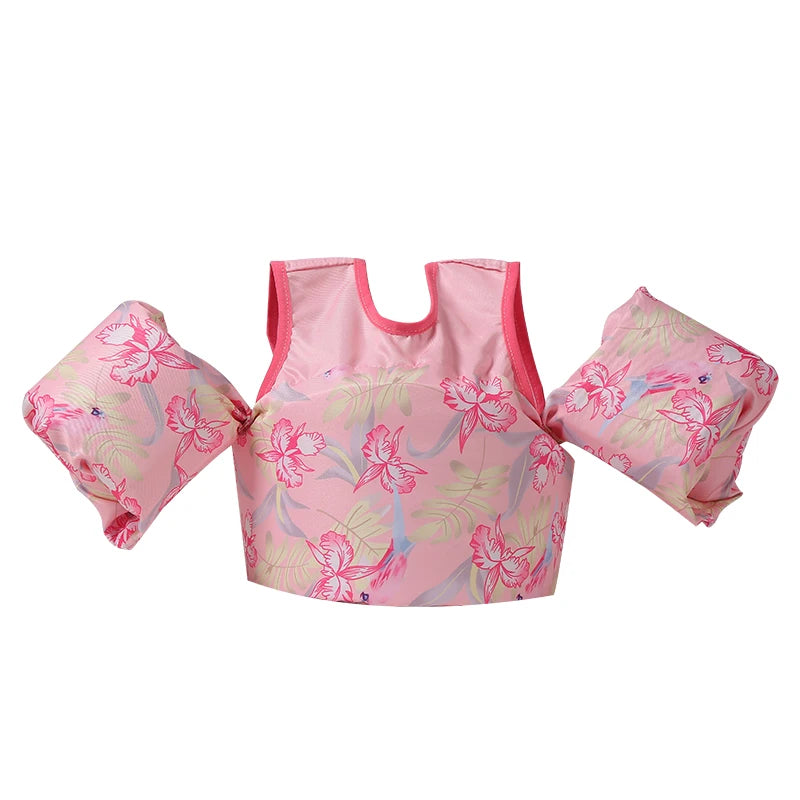 Swim Vest for Kids, Toddler Pool Floaties, Children Swimming Vest with Adjustable Strap, Swim Jacket Water Wing Arm Float Beach