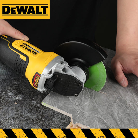 DEWALT 20V Cordless Brushless Angle Grinder,125mm 10000rpm 680W, Safety Lock & Dust Exhaust for Metal Wood Tile Cutting Grinding