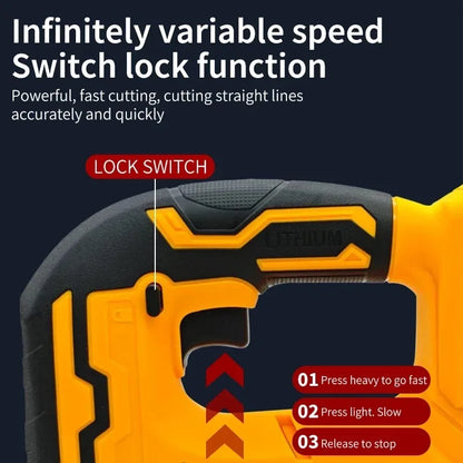 Dewalt 3000RPM Brushless Curve Saw Cordless Electric Jig Saw Portable Multifunction Adjustable Woodworking Power Tool