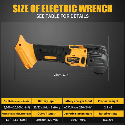 DEWALT 18V Brushless Oscillating Tool, Universal Treasure Design for Cutting Polishing Shovel Cleaning Multifunctional Work