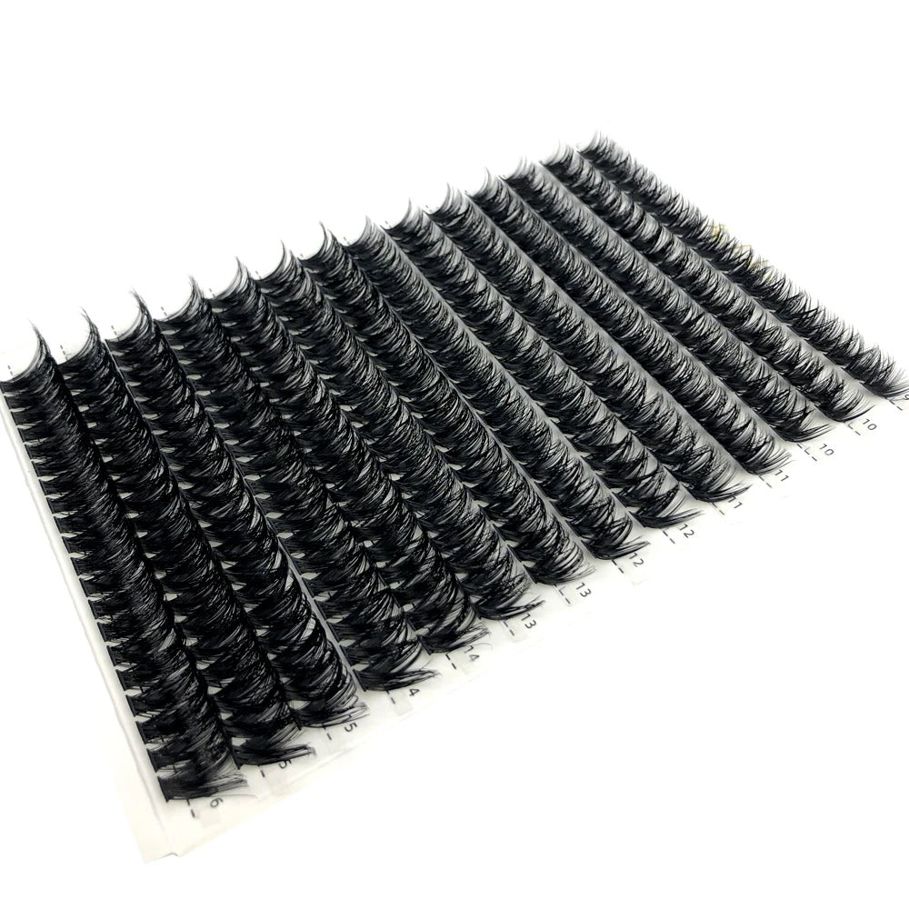 AMSDCN 100/280 clusters 30D 40D 60D 80D curly eyelashes naturally soft DIY makeup false eyelashes