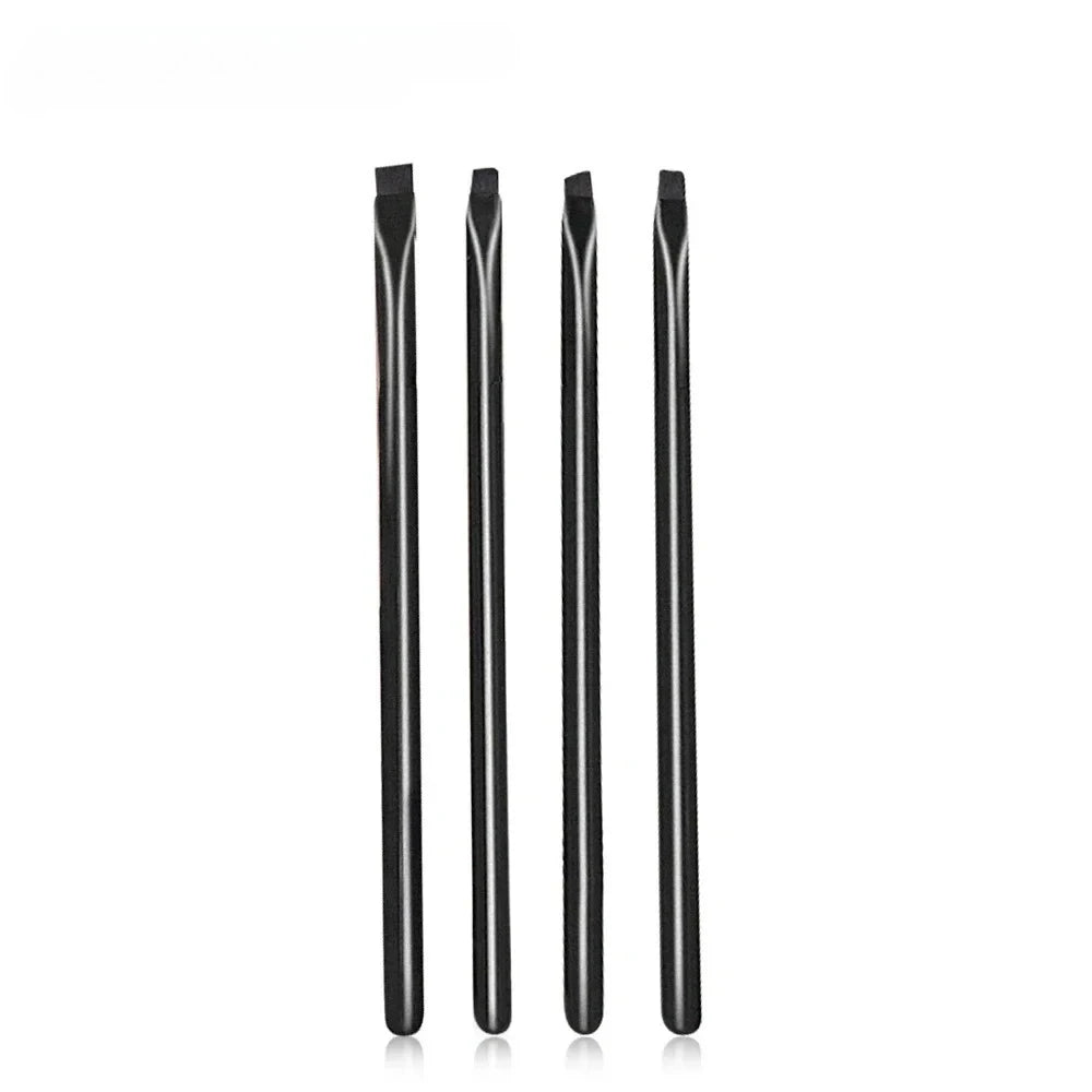 4pcs Blade Makeup Brushes Angled Thin Eyebrow Brush Flat Fine Eyeliner Brush Professional Liner Brow Make Up Tools
