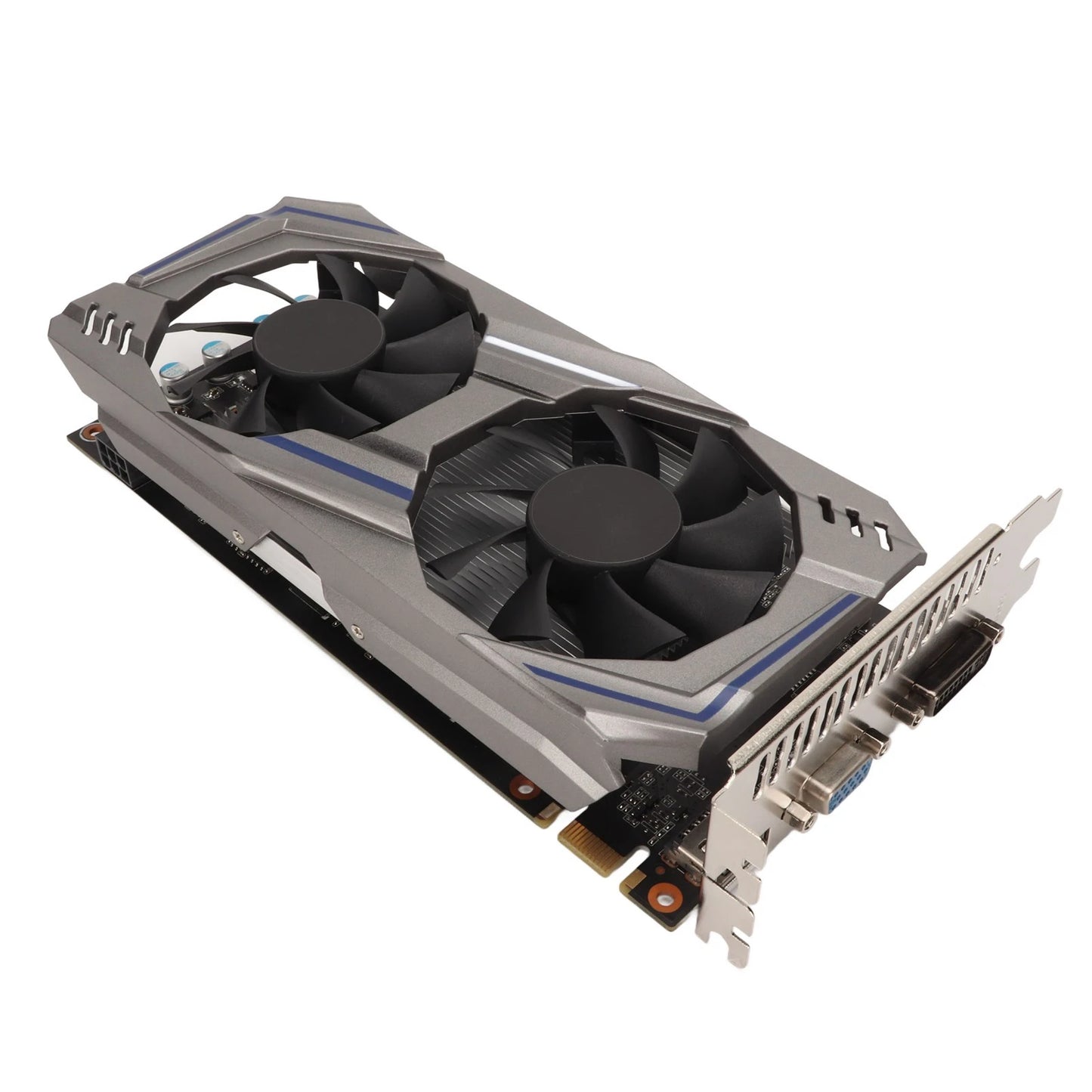 Graphics Card 128BIT GDDR5 PCI Express2.0 Double Fan Desktop PC Computer Discrete Gaming Graphics Card Double Fan Graphics Card