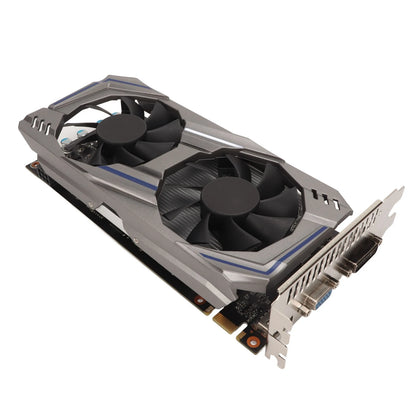 Graphics Card 128BIT GDDR5 PCI Express2.0 Double Fan Desktop PC Computer Discrete Gaming Graphics Card Double Fan Graphics Card