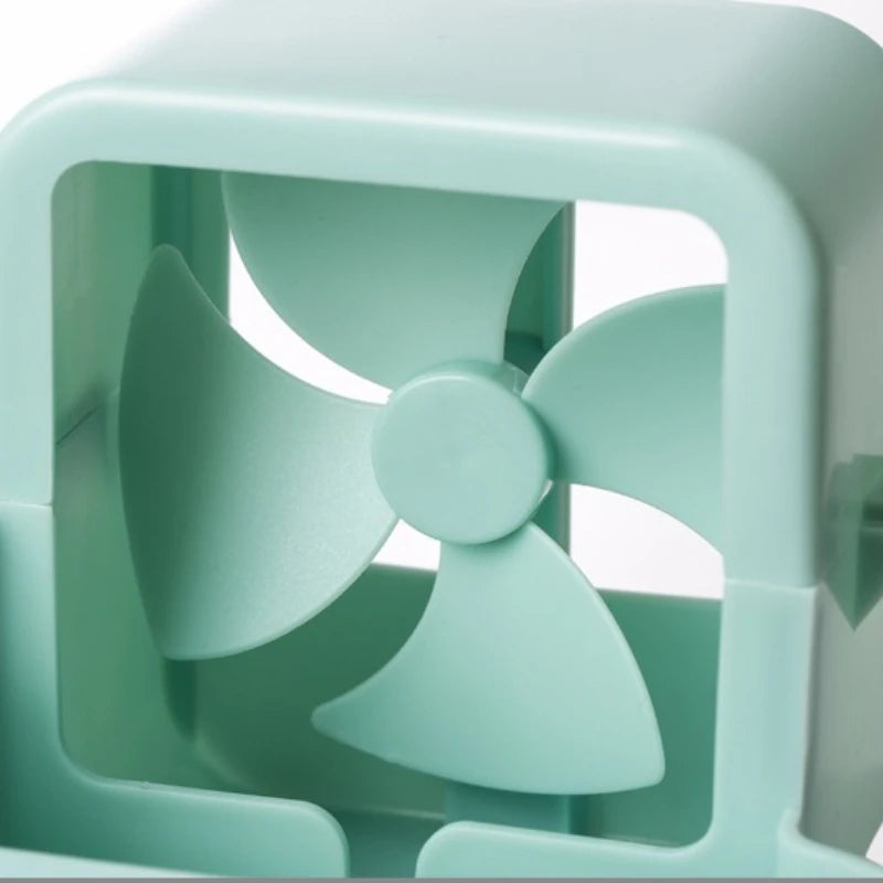 Hot Weather Fan Cooler Add Ice Cool Floor Fans Blow Cold Wind Household Hanging Ice Cooling Device Summer Small Air Conditioner