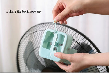 Hot Weather Fan Cooler Add Ice Cool Floor Fans Blow Cold Wind Household Hanging Ice Cooling Device Summer Small Air Conditioner