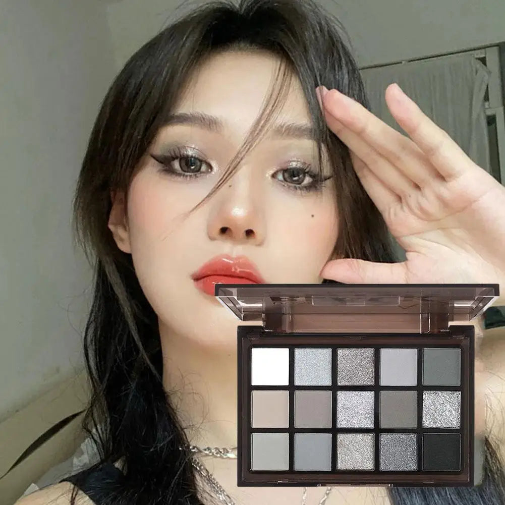 15 Colors Sexy Eyeshadow Palette Wild Dark Night Shadow Cosmetics Long Lasting Pearlescent Smoky Makeup Portable Safe 2026