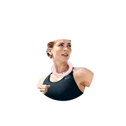 【CC】Outdoor Summer Neck Cooling Tube Wraps Ice Ring Neck Cooler Reusable Cooling Tool For Camping Hiking Cycling Running Fishing