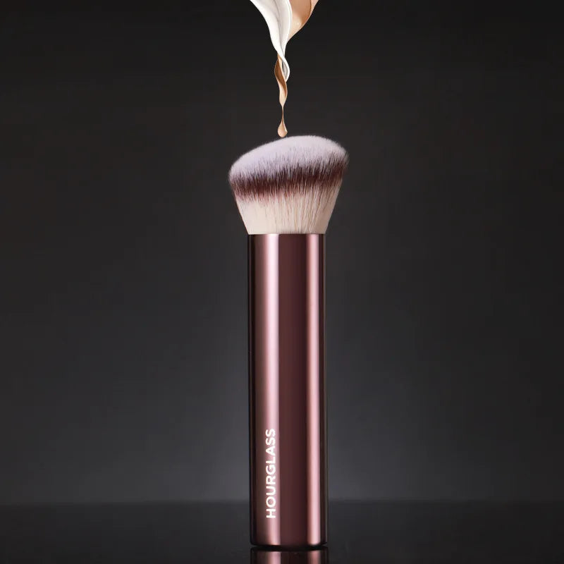 1pc Hourglass Finish Foundation Makeup brushes Vanish Foundation Make up brush metal handle Concealer Bronzer high end with box