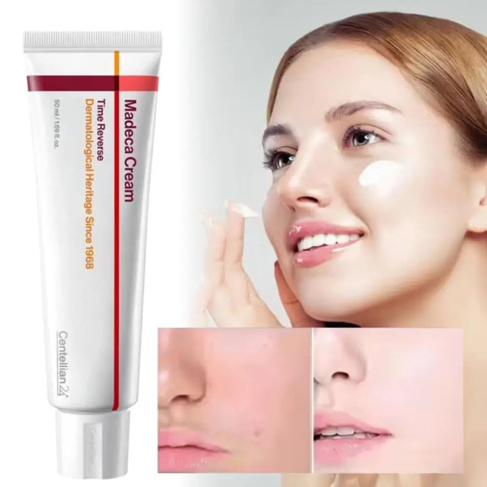 Korea Madeca Cream Time Reverse Moisturizer Long Lasting Hydration Dry Skin Daily Skincare Barrier Repair Reduce Wrinkles Lift