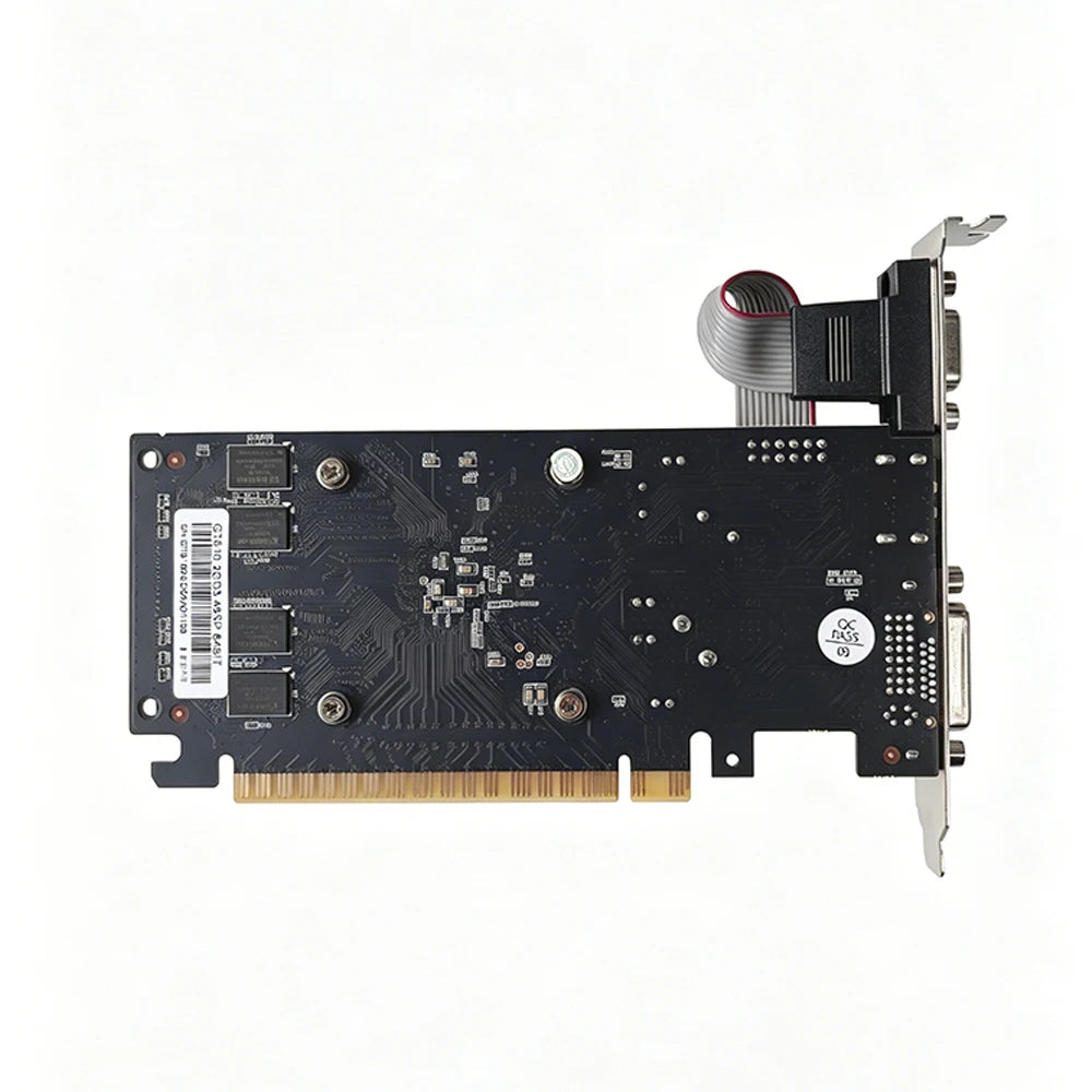 GT610 2GB DDR3 GPU 64bit PCI Express x16 Video Card HDMI DVI VGA Low Profile Graphics Card for Office PC