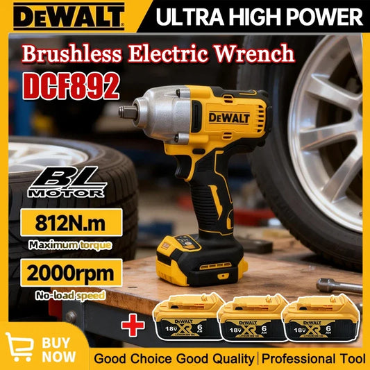 DEWALT Cordless Brushless Angle Grinder Cutter Electric Wrench Polisher Vacuum Jigsaw Multifunctional Power Tools
