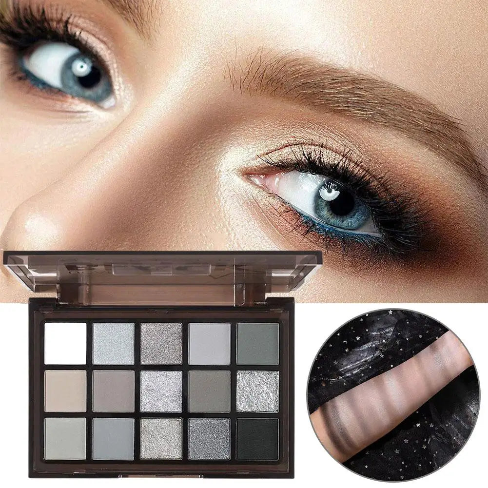 15 Colors Sexy Eyeshadow Palette Wild Dark Night Shadow Cosmetics Long Lasting Pearlescent Smoky Makeup Portable Safe 2026