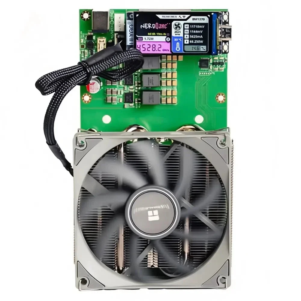 New Arraive NerdQaxe++ ASIC Miner 4.8TH/s Bitaxe NerdQAxe++ Home Bitcoin miner Zero Noise Bitaxe NerdQAxe+ +