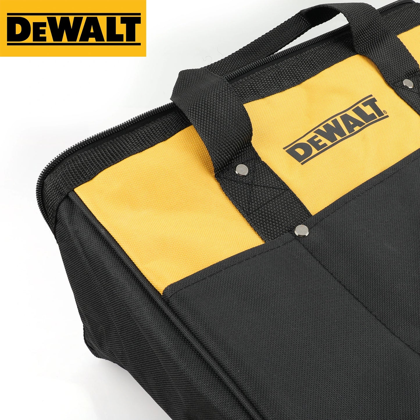 DEWALT multifunctional tool kit, electric wrench, screwdriver, metal hardware accessories, durable storage tool, handbag.ST37