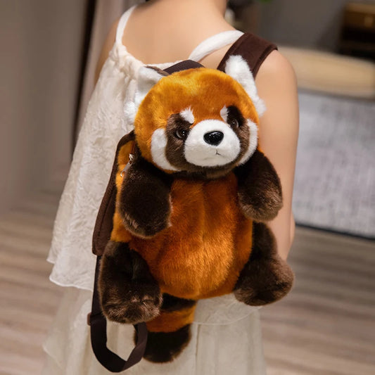 Highland Cow  Red Panda Plush Backpacks Cute Panda Plushies Kawaii Clap Ring Wristband Halloween Birthday Gifts