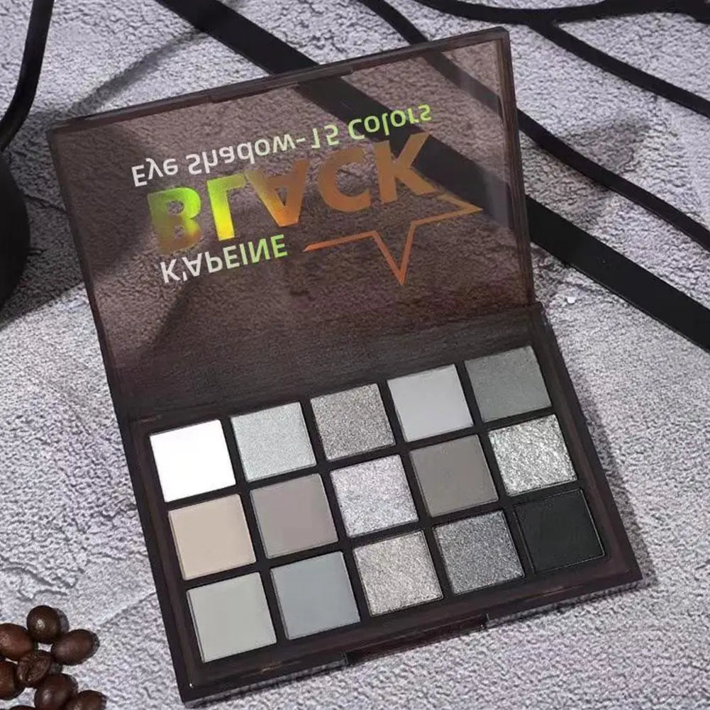 15 Colors Sexy Eyeshadow Palette Wild Dark Night Shadow Cosmetics Long Lasting Pearlescent Smoky Makeup Portable Safe 2026