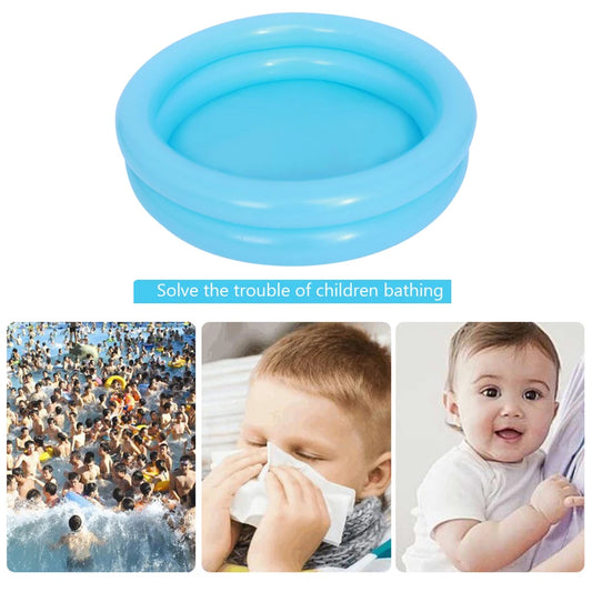 Summer Inflatable Swimming Pool, Round Portable Pool for Indoor Outdoor Use, Suitable for Toddlers 0-3 Years Old