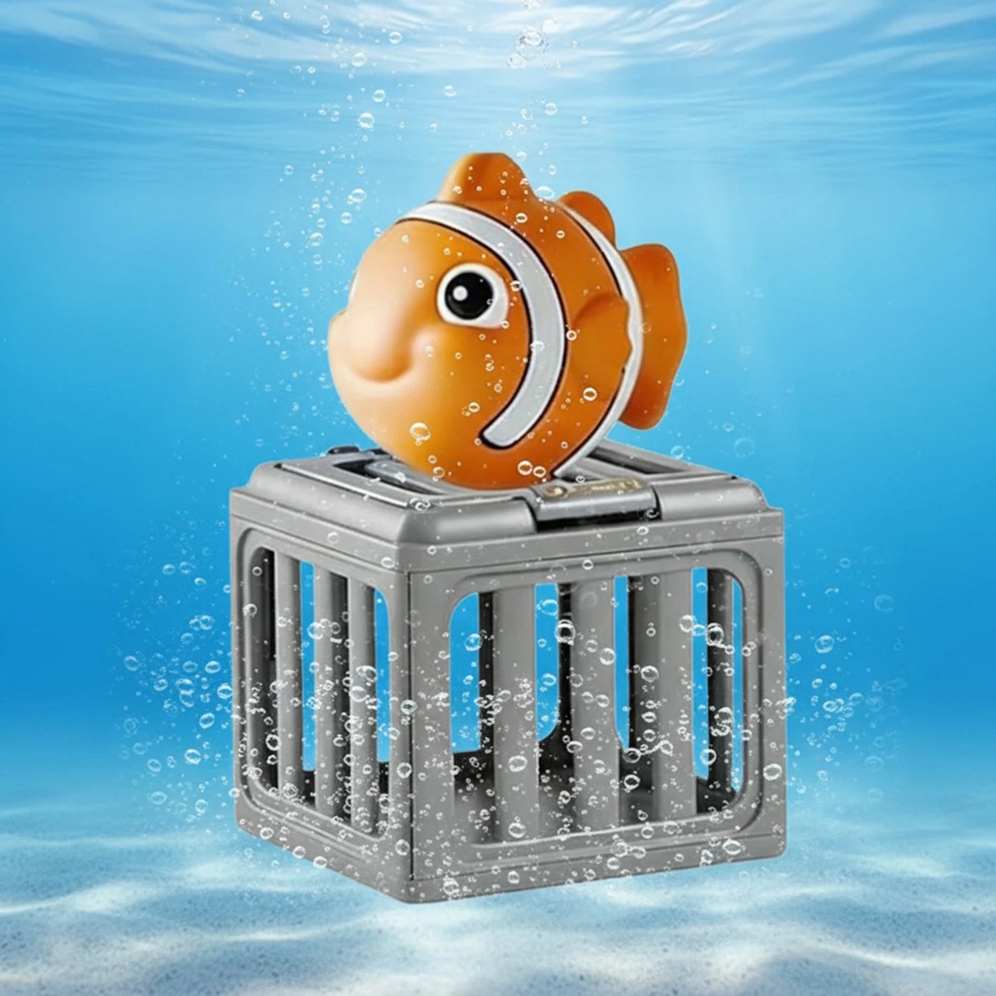 Kids Pool Diving Toys with Fish Box Floating Animals Water Swimming Dive Pool Game for Boys Girls Fun Outdoor Beach Party Gifts