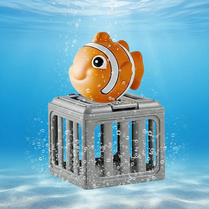 Kids Pool Diving Toys with Fish Box Floating Animals Water Swimming Dive Pool Game for Boys Girls Fun Outdoor Beach Party Gifts