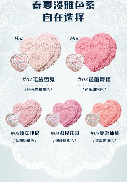 Flower Know Bunny Garde Series Blushes Cream Smooth Long-lasting All-Day Face Enhancing Makeup Blush Cream For Cheek
