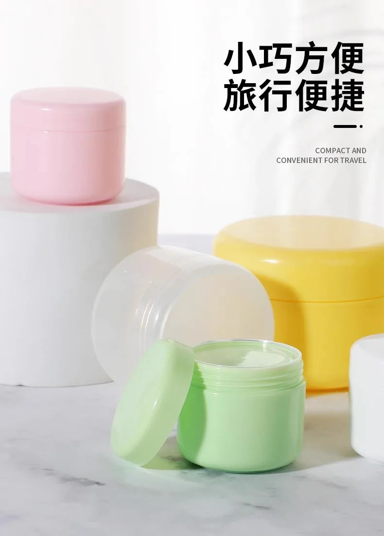 20/30/50/100g Multi-color Cream Bottle Cream Box Sample Bottle Lotion Cosmetic Container Refillable Bottles Empty Makeup Jar