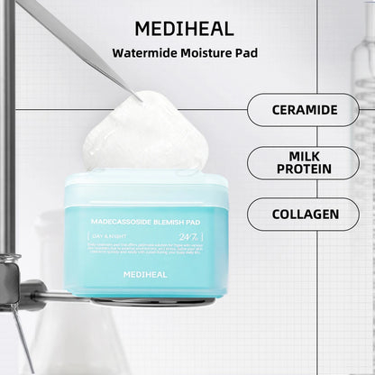 MEDIHEAL Pad,Ready-to-Use Pad,Daily Skincare Pads,Long-Lasting Moisture,Intense Hydration,Korean Skincare,K-Beauty,Korean Makeup
