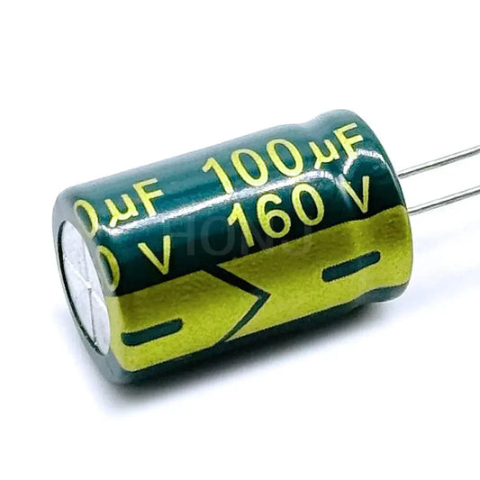 5PCS Electrolytic Capacitor 160V100UF 160V 100UF 13X20 mm High Frequency Low ESR Aluminum Capacitors 20%