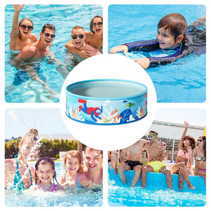 Non-inflatable Swimming Pool Circular Large Swimming Pool Children's/Home thickened baby pool Foldable Frame Pool