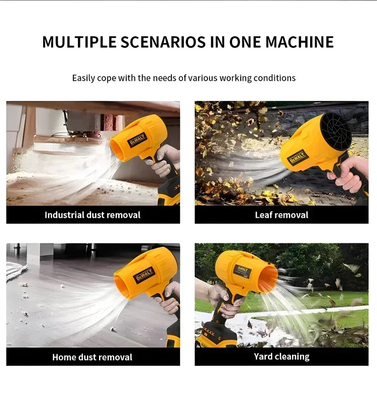 Dewalt 30000RPM Cordless Blower Electric Turbine Household Dust Collector Portable Rechargeable Dust Removal 20V Power Tools
