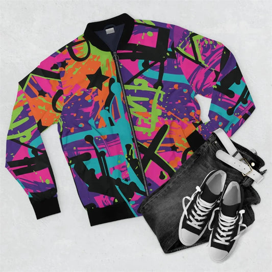 Harajuku Y2K Zipper Golf Coat For Men Fashion Bomber Jacket Stripe Men's Pullovers 3d Jersey Sweatshirt Long Sleeve Jackets 2024