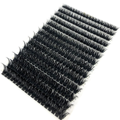 AMSDCN 100/280 clusters 30D 40D 60D 80D curly eyelashes naturally soft DIY makeup false eyelashes
