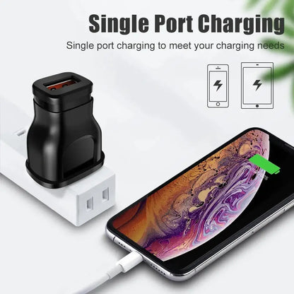 Mobile Phone Chargers AC 5V 1A USB Charger Mini Power Adapter Travel Wall Charger US EU Plug For iPhone Huawei Realme Redmi OPPO