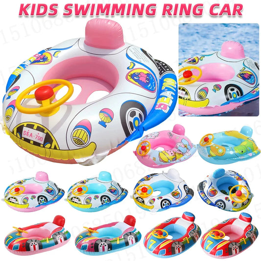 Baby Swimming Pool Float for Kids Child Pool Toys Inflatable Pool Swimming Float Car Air Mattress Beach Party Pool Accessories