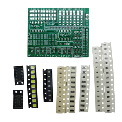 DIY Electronic Kit Led Module 1801 SMT SMD Component Soldering Project Suite FM Radio Transmitter Board Module Learning Kit