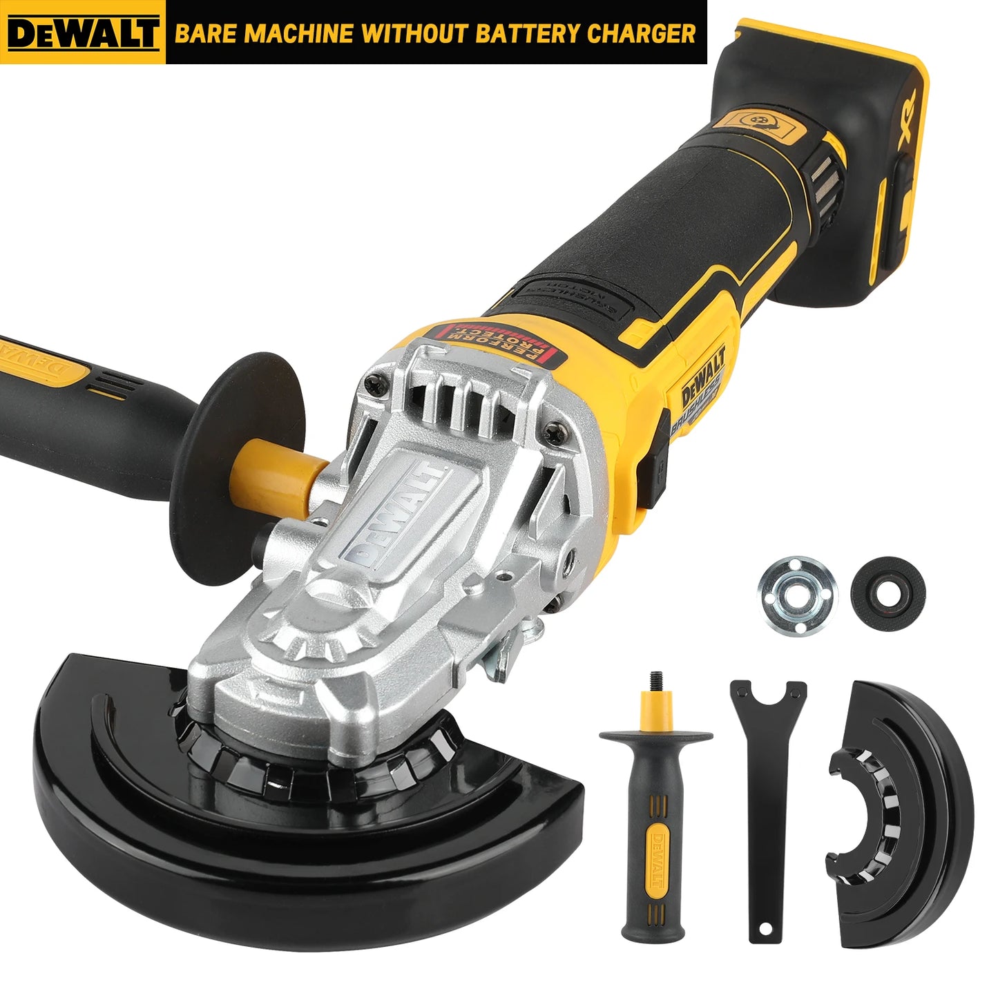 DeWaltcordless brushlessangle grinder,handheld portable 18V electric cutting toolsuitable for construction,DIY and industrial us
