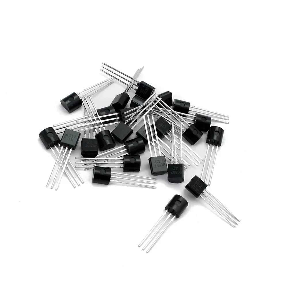 50Pcs/set Electronic Transistors Kit NPN PNP BC547 BC557 Each 25pcs Transistor Kit Bc557 Bc547 Transistor DIY Electronic Kit