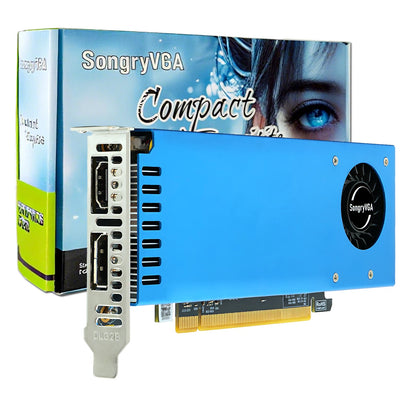 SongryVGA GTX 1060 3/5/6GB Low Profile Graphics Card,GDDR5 PCIe 3.0 x16 192-Bit HDMI DP Outputs Compatible SFF/Thin ITX/HTPC PC