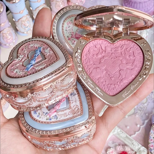 Flower Know Bunny Garde Series Blushes Cream Smooth Long-lasting All-Day Face Enhancing Makeup Blush Cream For Cheek