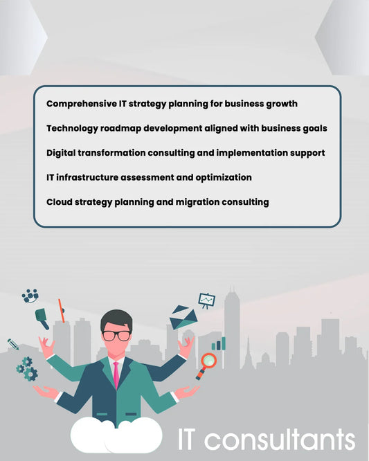 Corporate IT Strategy Consulting Services Digital Operating Model Agile Transformation & ERP Planning Software
