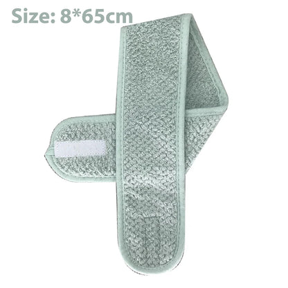 Adjustable Makeup Headband Soft Fleece Face Wash Towel Bath Spa Facial Hairband Skincare Beauty Head Wrap Accessory