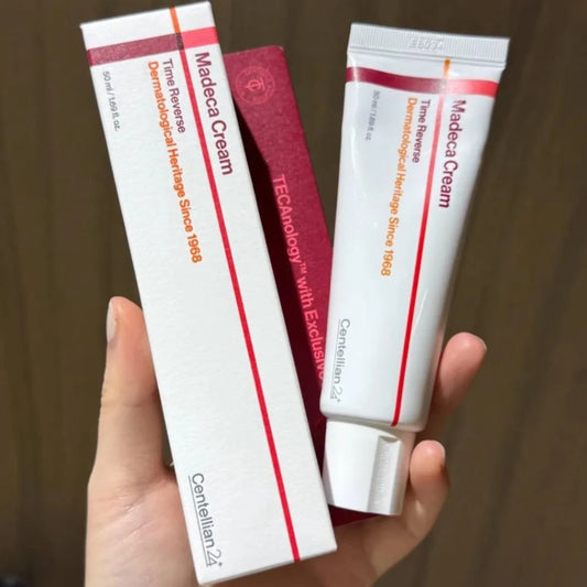 Korea Madeca Cream Time Reverse Moisturizer Long Lasting Hydration Dry Skin Daily Skincare Barrier Repair Reduce Wrinkles Lift