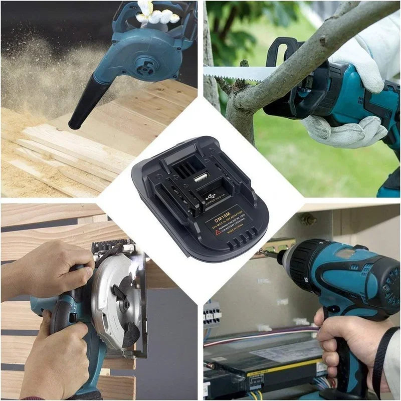 Power Tool Adapter DM18M MT20BSL Converter For Bosch For BlackDecker 18V Li-ion Battery for Makita/Milwaukee/Dewalt Tools