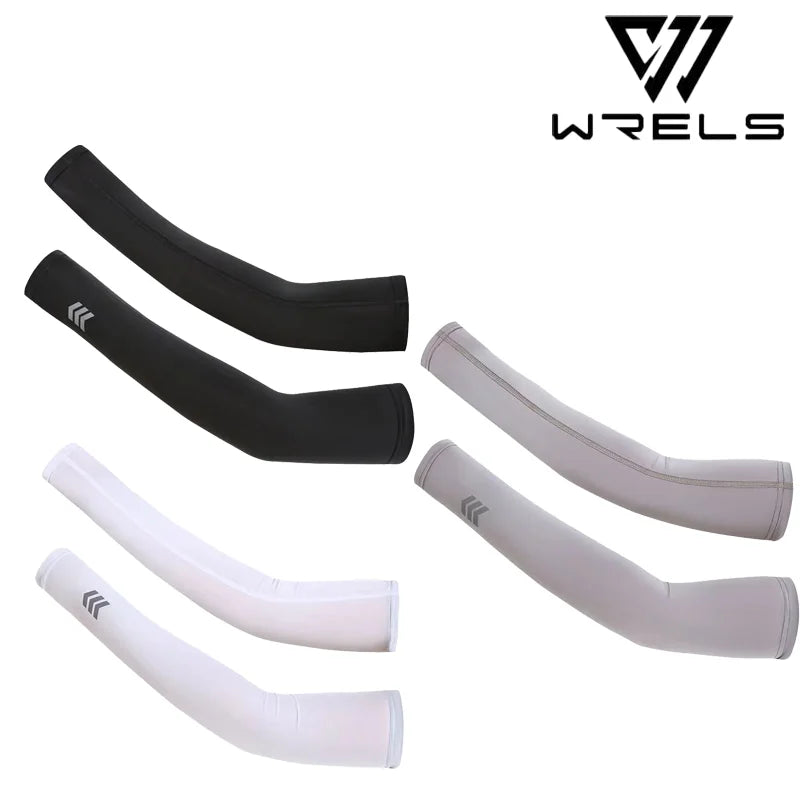 Summer Cooling Arm Covers Unisex None Slip Sunshade  Anti UV Running Arm Sleeves Breathable Ice Silk Quick Drying Arm Sleeves