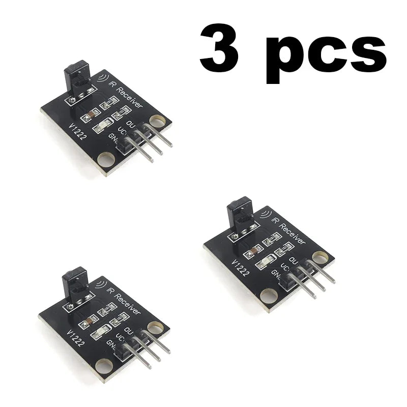 IR Infrared Transmitter Receiver Module Kit for Arduino 38KHz 10M Range 5V Learn Remote Control Signals Smart Home RC Car