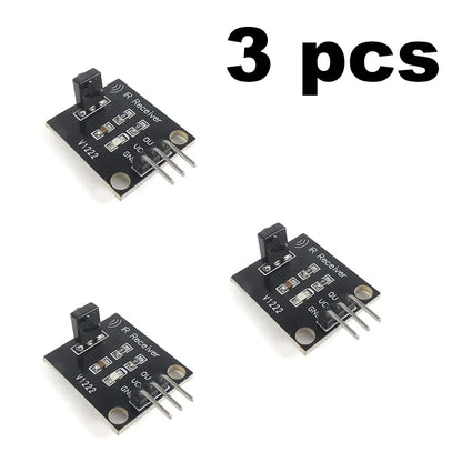 IR Infrared Transmitter Receiver Module Kit for Arduino 38KHz 10M Range 5V Learn Remote Control Signals Smart Home RC Car