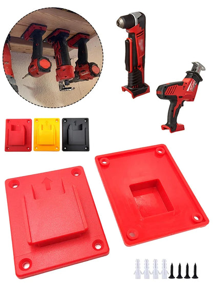 Tool Holders for Dewalt 14.4V 18V 20V Drill with 4 Mounting Nails Tool Mount Fit for Milwaukee M18 18V Tools Hanger
