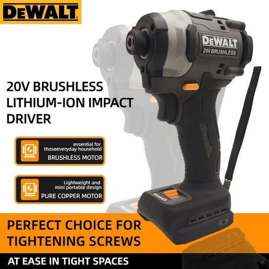 DEWALT DCF85M Impact Driver Electric Driver 20V Brushless Cordless 3800RPM screwdrivers High Torque tools Power Tools